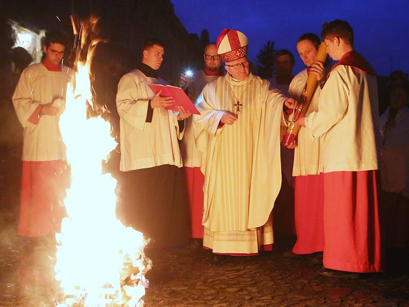 Velikonoční vigilie v katedrále sv. Štěpána v Litoměřicích