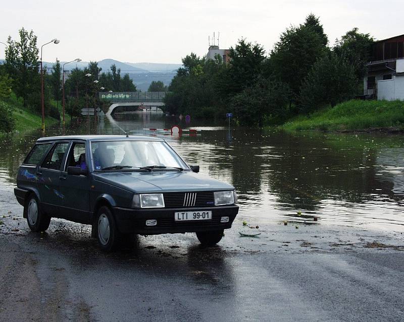 Povodeň 2002, 16. srpen - Lovosice