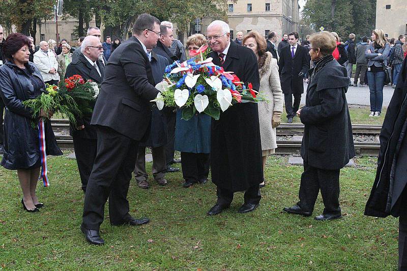 Prezidentský pár na Litoměřicku - Terezín.