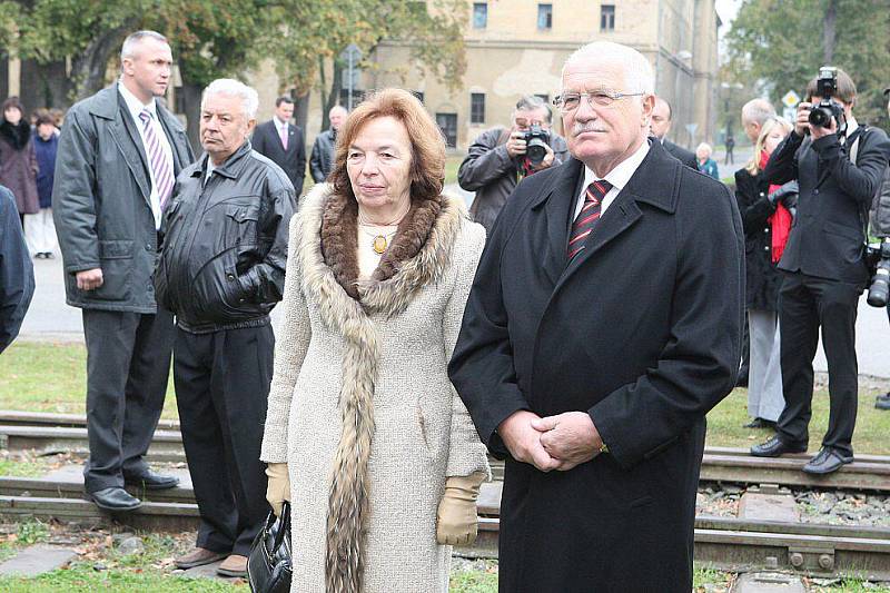Prezidentský pár na Litoměřicku - Terezín.