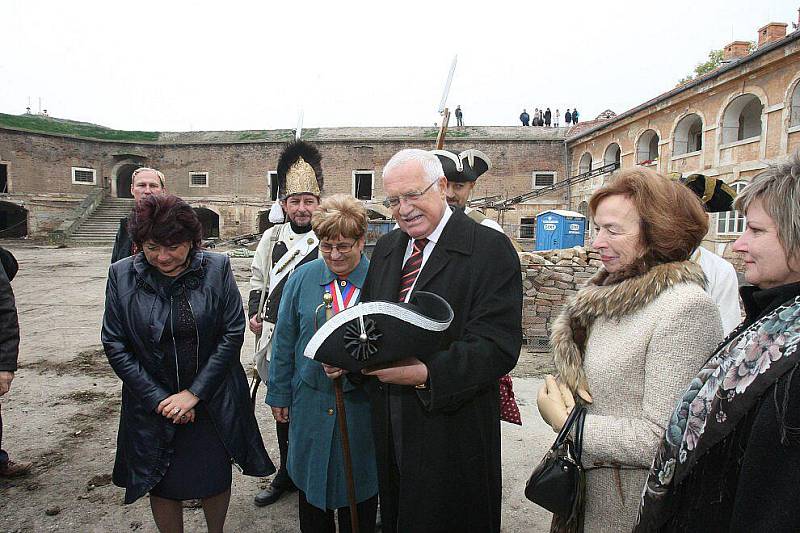 Prezidentský pár na Litoměřicku - Terezín.