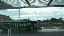 Autobusové nádraží v Libochovicích - nová chlouba obce.