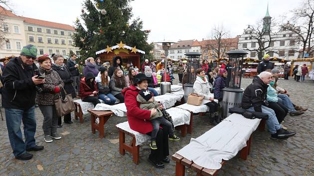 Vánoční trhy na litoměřickém Mírovém náměstí