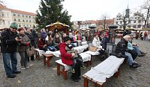 Vánoční trhy na litoměřickém Mírovém náměstí