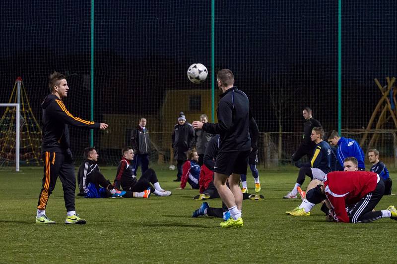 Fotbalisté Brozan se připravují na jarní část divize