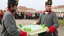 Josefínské slavnosti sobota - slavnostní nástup a příjezd Marie Terezie.