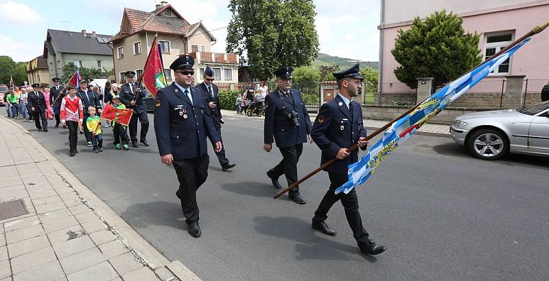 Křešice oslavily výročí 960 let od první písemné zmínky o obci, místní dobrovolní hasiči navíc 140 let činnosti