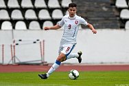 Odchovanec FK Litoměřicko Matěj Náprstek v dresu mládežnické reprezentace.