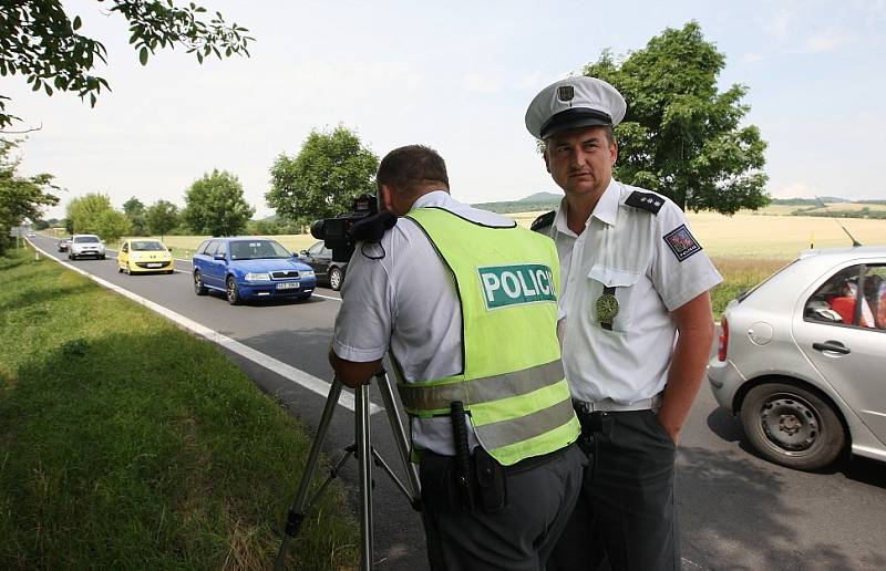 Preventivně bezpečnostní akce policie u Podsedic