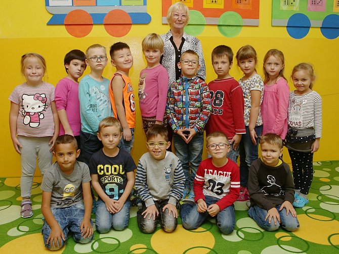 Žáci 1.B ze Základní školy Havlíčkova v Litoměřicích s paní učitelkou Ivanou Beránkovou