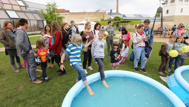 Součástí litoměřického Allfestu 2019 byla i ledová koupel