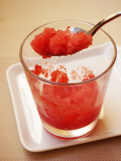 Melounová granita