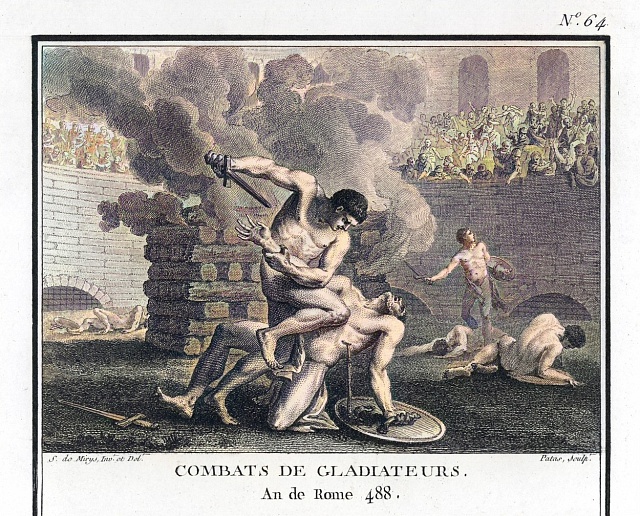 Gladiátoři v Římě.
