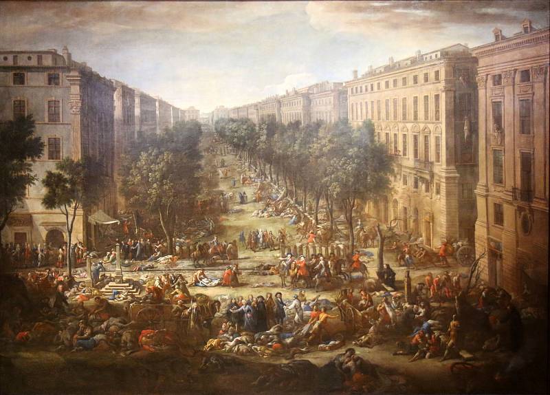 Poslední evropská morová epidemie v Marseille, 1720