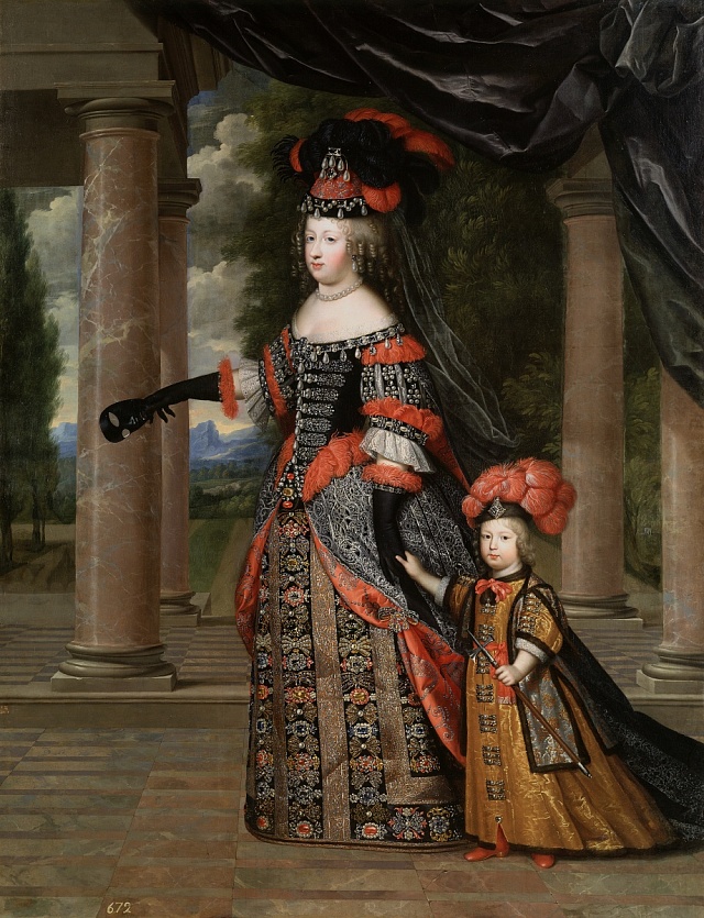 Marie Tereza a její syn.