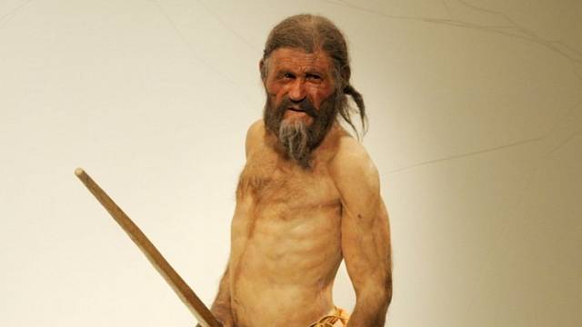 Rekonstrukce vzheldu Ötziho.