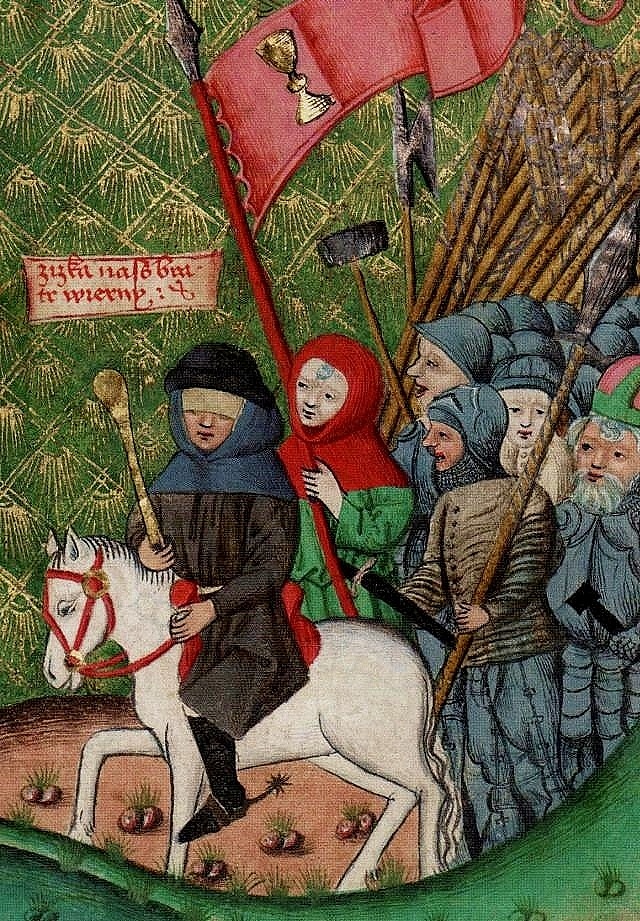Jan Žižka v čele husitského vojska, Jenský kodex z 15. století