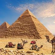 Velká pyramida v Gíze.