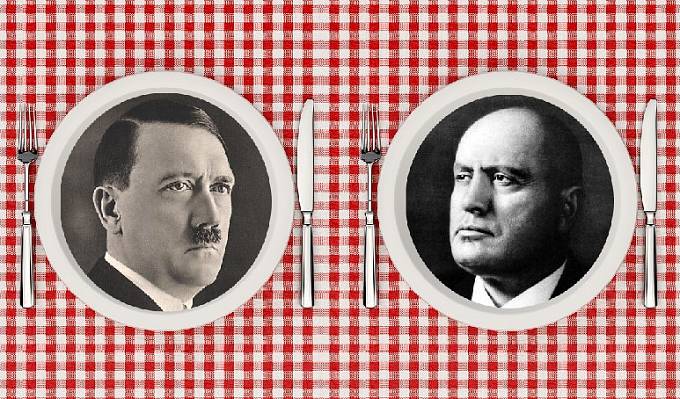 Adolf Hitler a Benito Mussolini