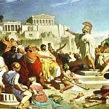 Shromáždění občanů ve starověkých Athénách