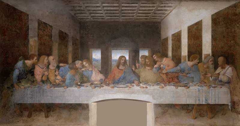 Da Vinciho Poslední večeře.