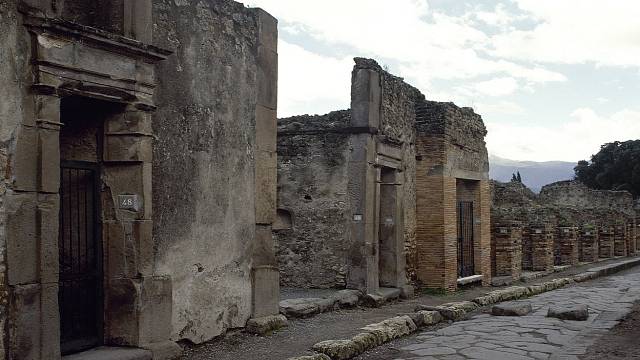 Ulice Lupanare v Pompejích