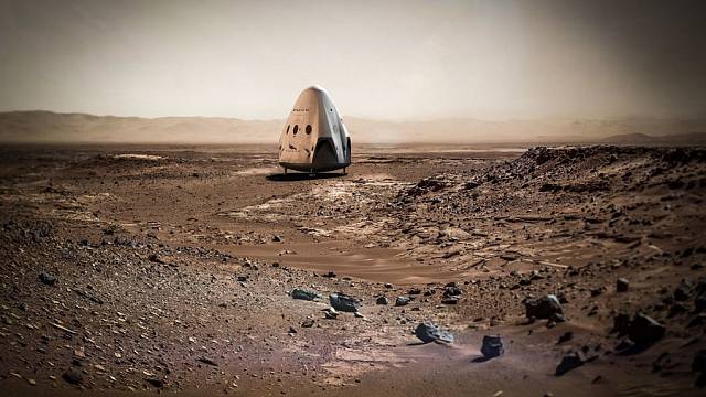 Na plánech osídlení Marsu se podílí také firma Elona Muska SpaceX