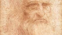 Leonardo da Vinci na slavném autoportrétu