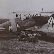 Stíhací jednomotorový dvouplošník Avia B.534 slovenských leteckých sil