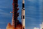 Start nosné rakety Saturn V, která vynesla Skylab na oběžnou dráhu
