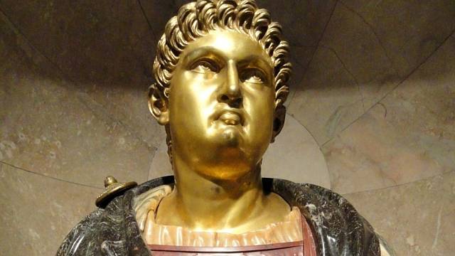 Bronzová socha císaře Nerona, Itálie, 16. století