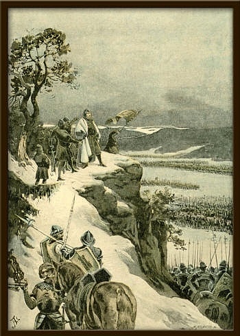 Král Jiří Poděbradský nad obklíčenými vojsky krále Matyáše u Vilémova