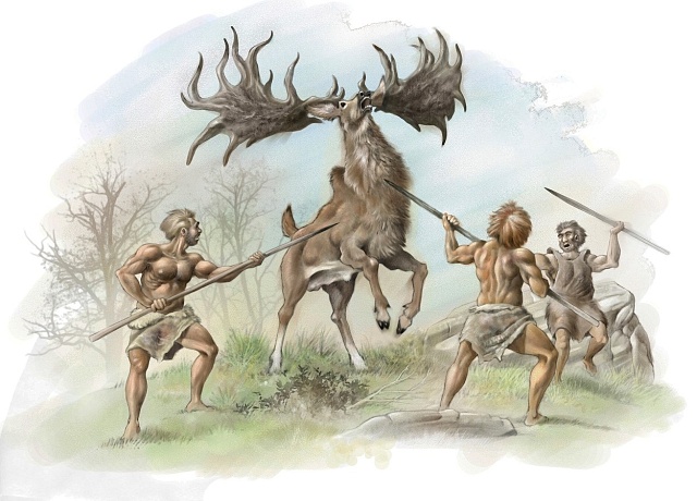 Neandrtálci byli zkušení lovci velké zvěře.