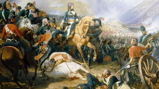 Napoleon v bitvě o Rivoli