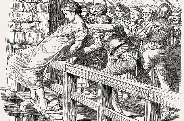 Trest utopením byl ve středověku vyhrazen ženám.