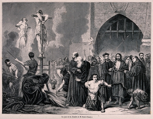 Židé, kteří odmítli konvertovat nebo opustit Španělsko, sice nepodléhali inkvizici, ale byli označováni za kacíře a mohli být upáleni na hranici.