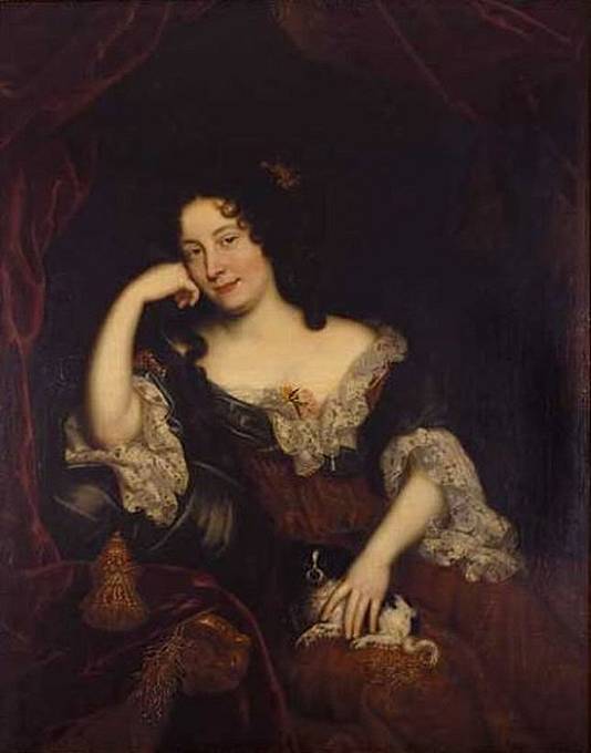 Françoise d'Aubigné později markýza de Maintenon.