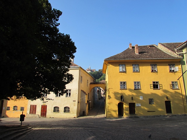Dům, v němž žil Drákula v roce 1430.
