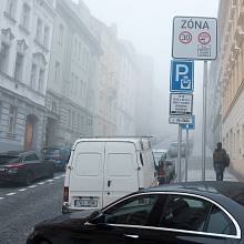 Snímek z nové parkovací zóny na Praze 6