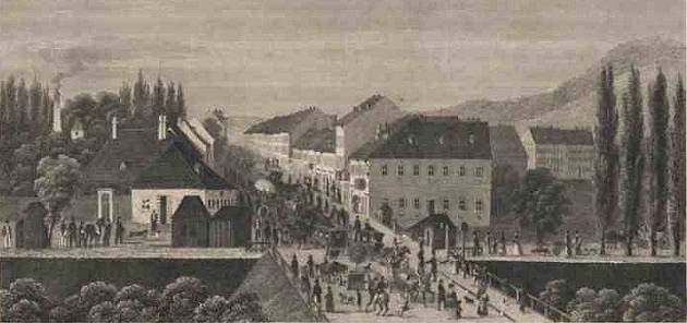 Pohled na Karlín v 19. století