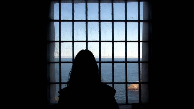 Žena ve věznici, ilustrační foto.
