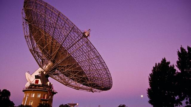 Radioteleskop v australském New South Walesu.