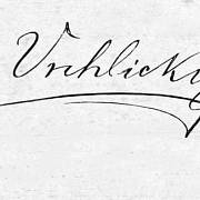 Podpis Jaroslava Vrchlického