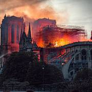Požár katedrály Notre Dame v Paříži v roce 2019.
