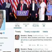 Donald J. Trump miluje tweetování. 