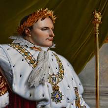 Portrét Napoleona v netradičním historickém kostýmu
