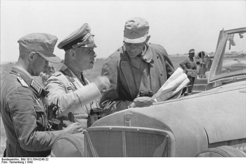 Erwin Rommel v severní Africe v roce 1942