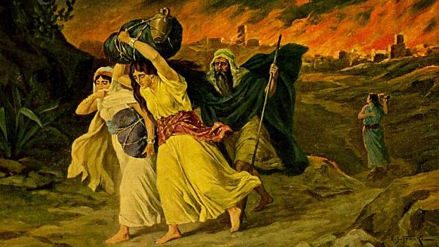 Zkázu Sodomy podle Bible přežil jen Lot se svými dcerami.
