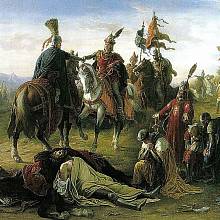 Setkání Rudolfa I. Habsburského a Ladislava IV. Kumána