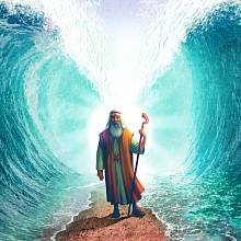 Moře se před Mojžíšem rozestoupilo
